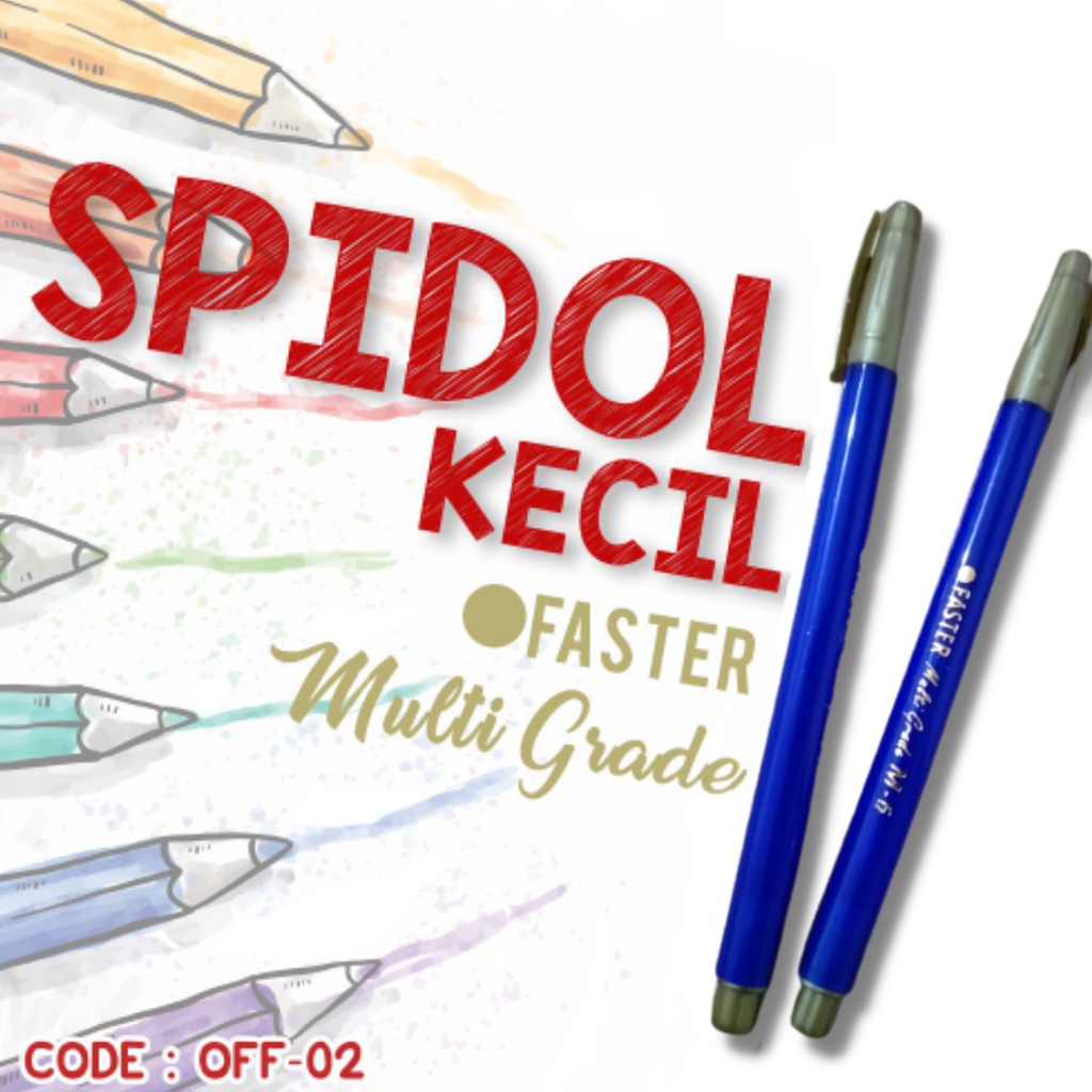 FASTER SPIDOL KECIL PERMANENT MULTI GRADE M-6 - MARKER MARK - OFF-02