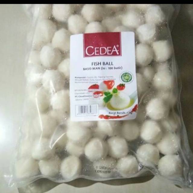 

Cedea repack fish ball 10pcs ±150gr •||• bakso ikan steamboat repack