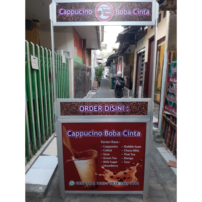 Booth Portable Rombong Lipat