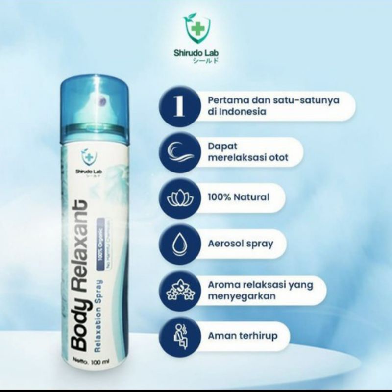 shirudo lab body relaxant spray 100ml