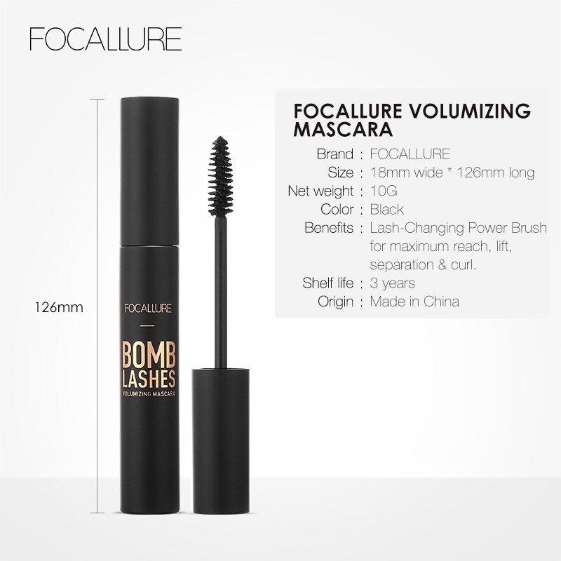 Focallure Mascara Bomb Lashes Volumizing Mascara Waterproof Focallure Maskara Focallure Mascara Focallure Focallur Focalure Fucallure Focalure Foccalure