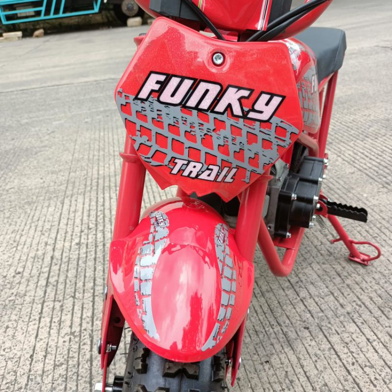 MOTOR MINI TRAIL FUNKY MODEL TERBARU MESIN 2 TAK 50 CC - MOTOR TRAIL ANAK - MAINAN ANAK