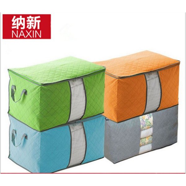 Termurah!! Storage Bag Tempat Penyimpanan Pakaian Selimut Bed Cover Horizontal