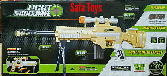 Mainan Senjata Light ShockWave gun.