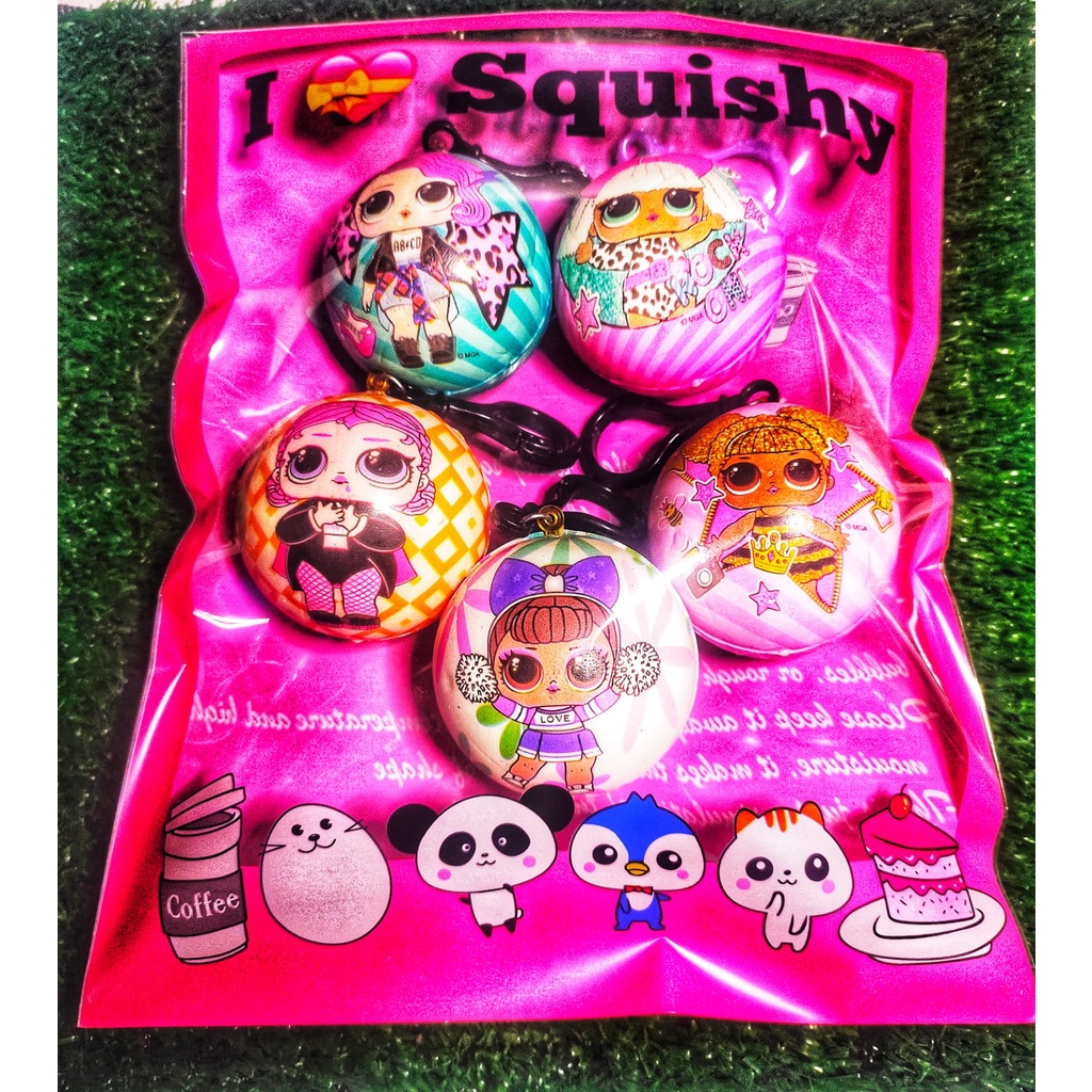Squishy Paket 5pcs LOL Model love Jumbo Mainan Anak Terbaru