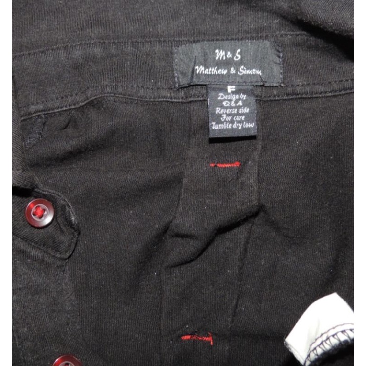 Kemeja M&S Matthew & Simon Short Sleeve Shirt Second Branded Original