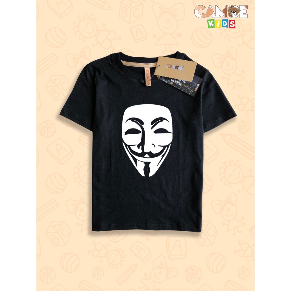 Kaos Anak KIDS Anonymous Hacker Mask