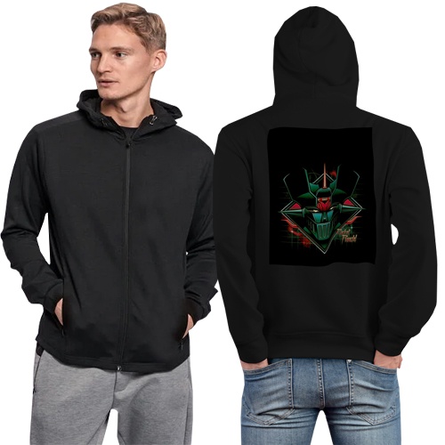 Jaket Hoodie Camiseta Mazinger Hoodie Ritsleting Hoodie Casual Unisex New Hoodie Zipper Bahan Katun 