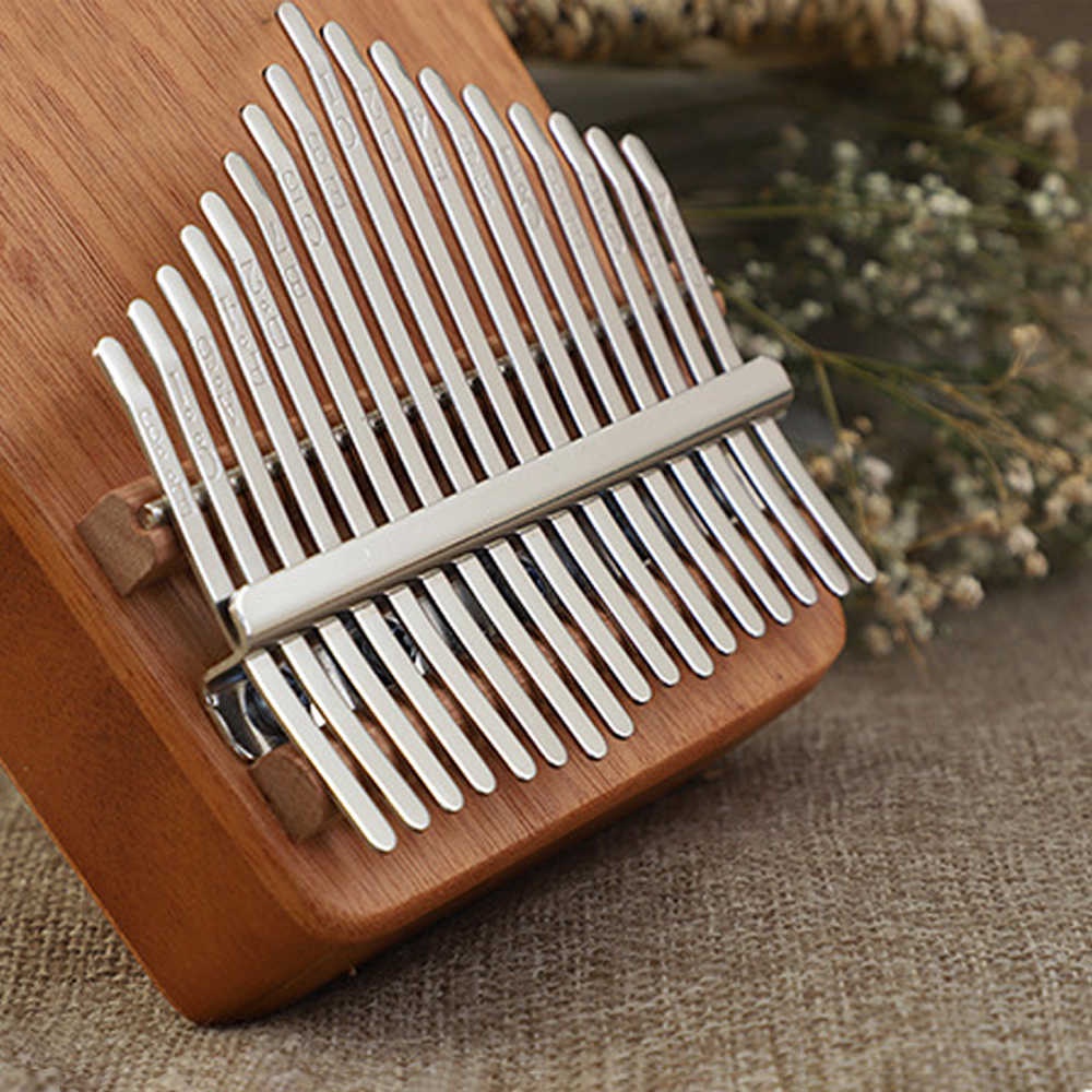 Kalimba 17 Keys Nada Alat Musik Portable Piano Jempol