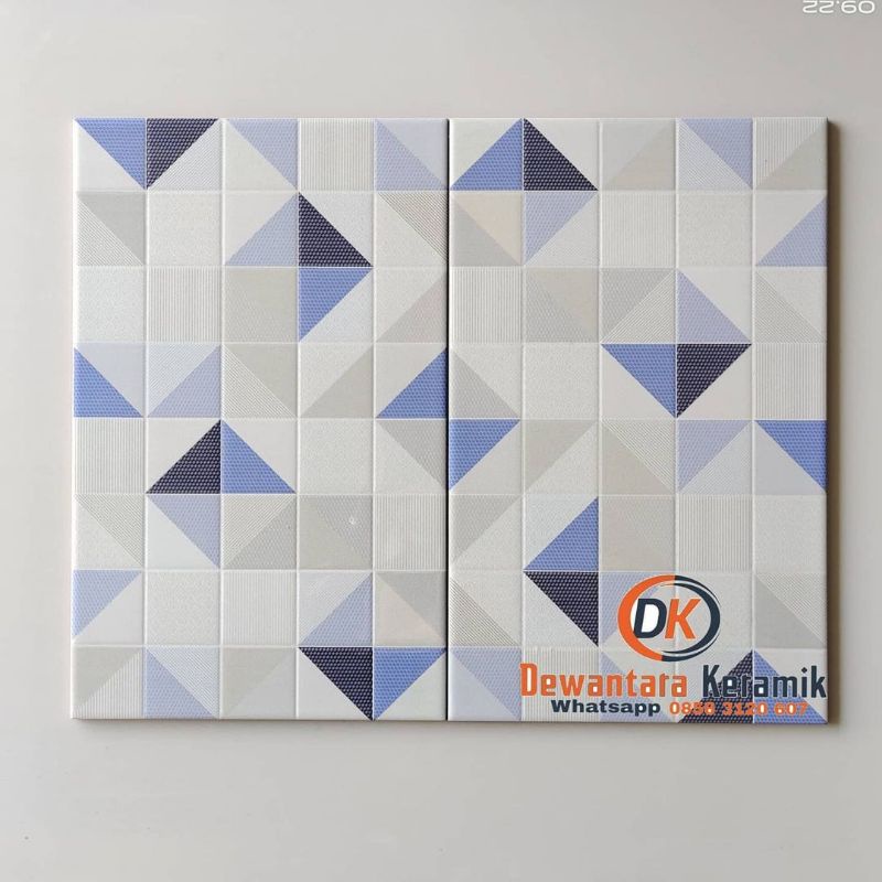 Keramik Dinding 25x40 Uno Zermat BL Pare Kediri