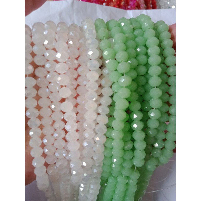 ceko kristal 6mm wrn cantik 1rtg isi (91pcs-+)