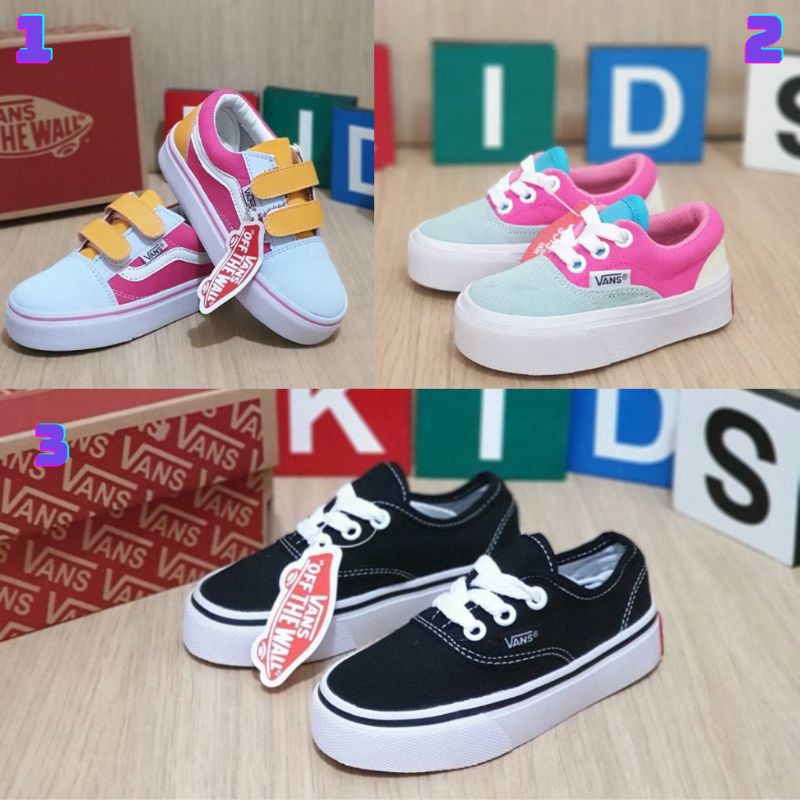 sepatu anak vans size 20-35 autentik real pict