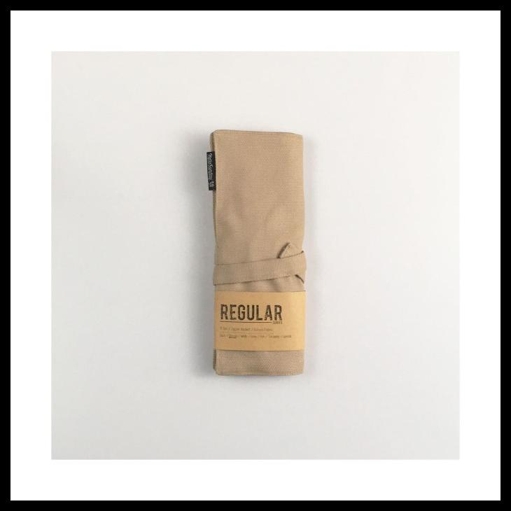

[READY STOCK] HELLO SUNDAY REGULAR SERIES ROLL PENCIL CASE - KHAKI BROWN