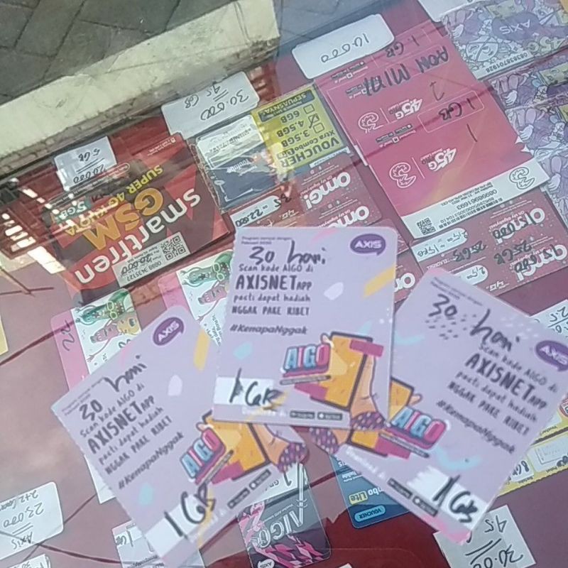 voucher axis 1GB 1bulan