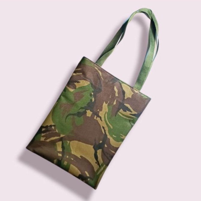Tas Totebag Tas Pria Wanita Kpop Army Tas Simple Jingjing Motif Army