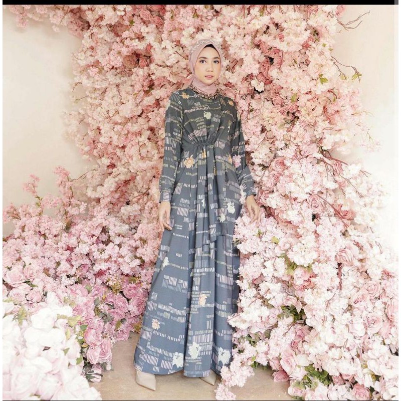 dress lotus Deepdanim vanilla hijab