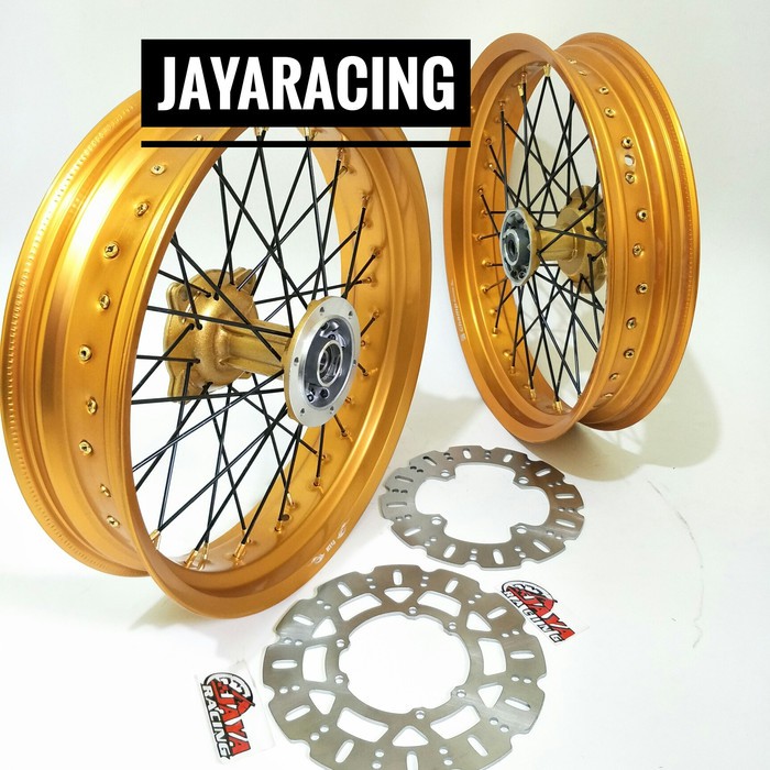 Velg supermoto 17 350 300 CRF 150 Sepaket lngkap plus cakram