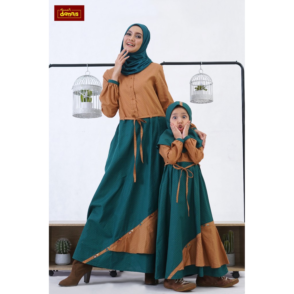 Dannis Gamis Anak D Two Tone Family Shopee Indonesia