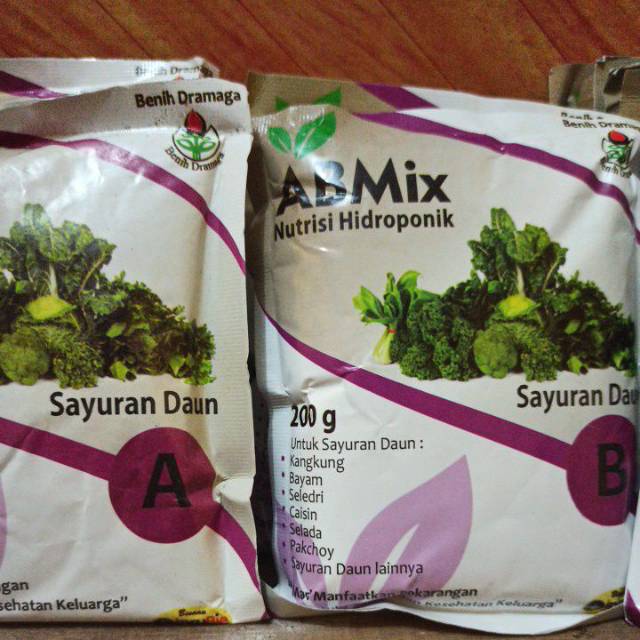 AB Mix Nutrisi Hidroponik Nutrisi Sayur Daun