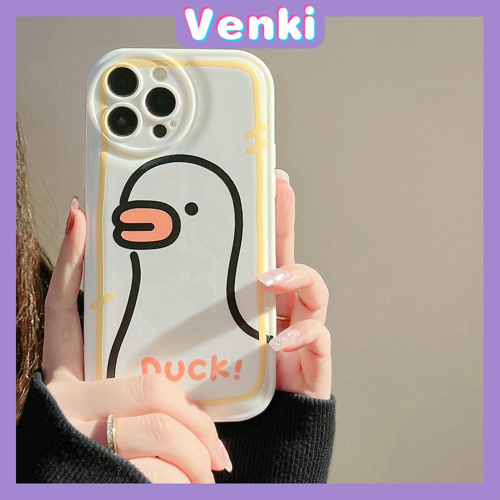 iPhone Case TPU Silicone Soft Case Airbag Shockproof Protection Camera Cute Cartoon Duck Style Compatible For iPhone 11 Pro Max 13 Pro Max 12 Pro Max 7Plus xr XS Max