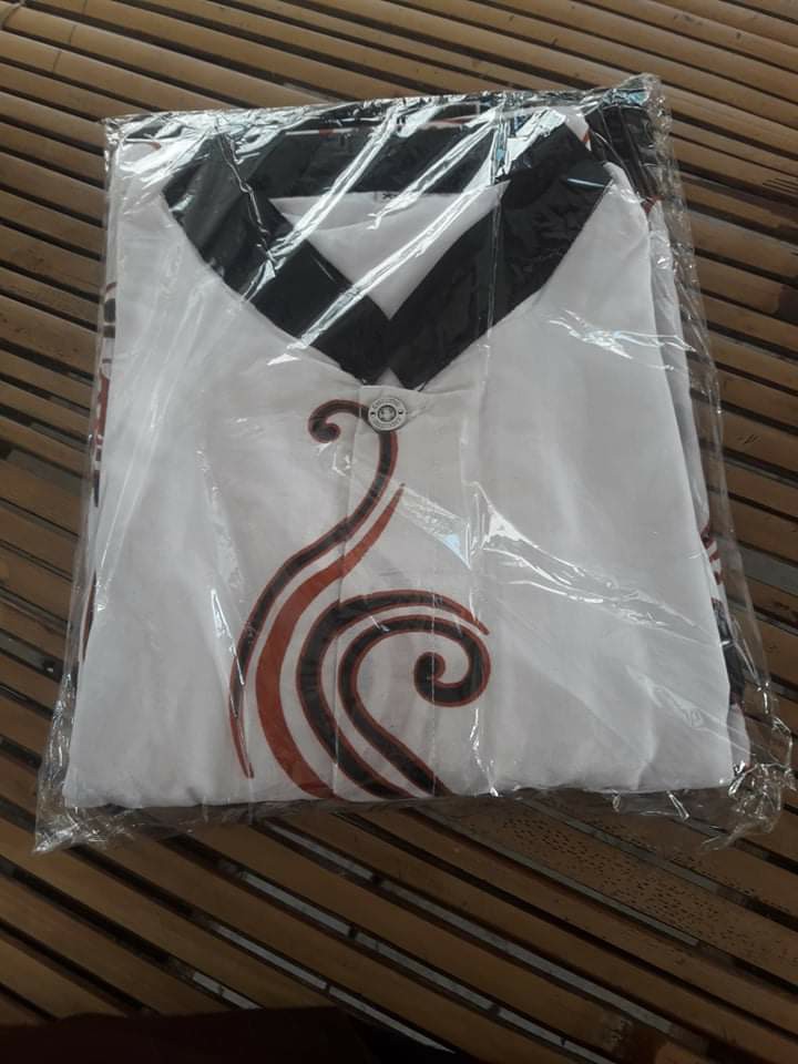 Batik Solo Modern Setelan Sarung Dan Koko Motif  Wedangan Sogan Full Furing