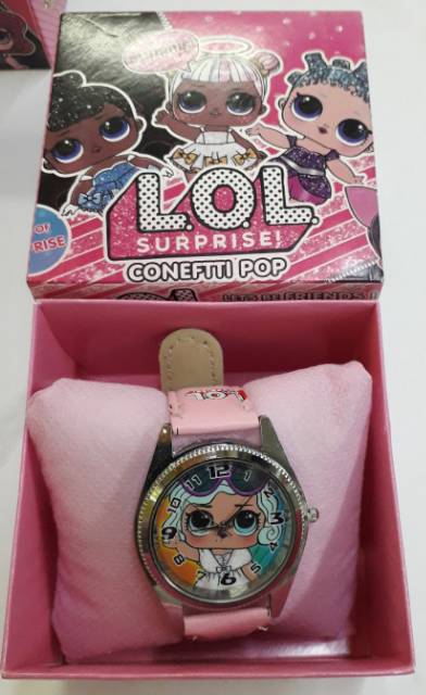 Jam tangan analog motif kartun