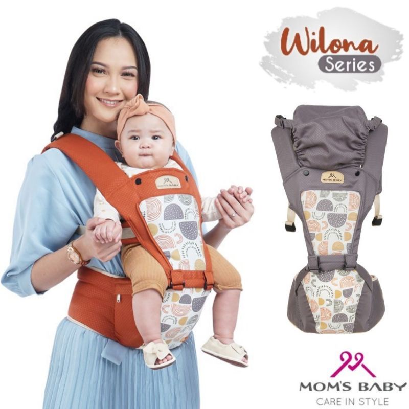 Moms Baby Gendongan Hipseat 7 in 1 Wilona Series