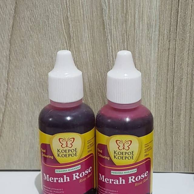 

pewarna makanan koepoe merah rose isi 30ml