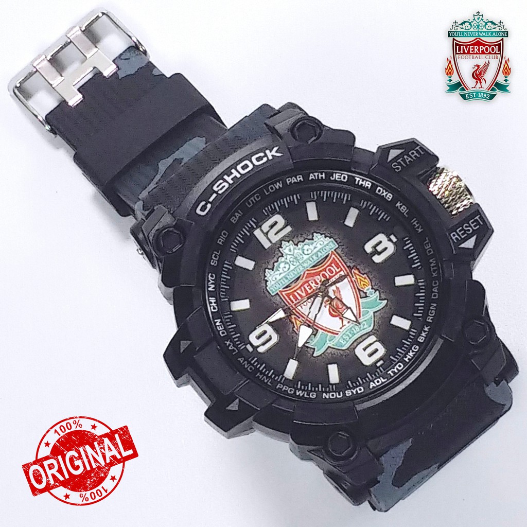 [SPECIAL EDITION] Jam Tangan Liverpool Army Hitam