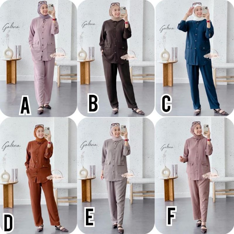 SETCEL GALENA PREMIUM ORIGINAL GAGIL FASHION BY OVA BUSUI WUDHU FRIENDLY