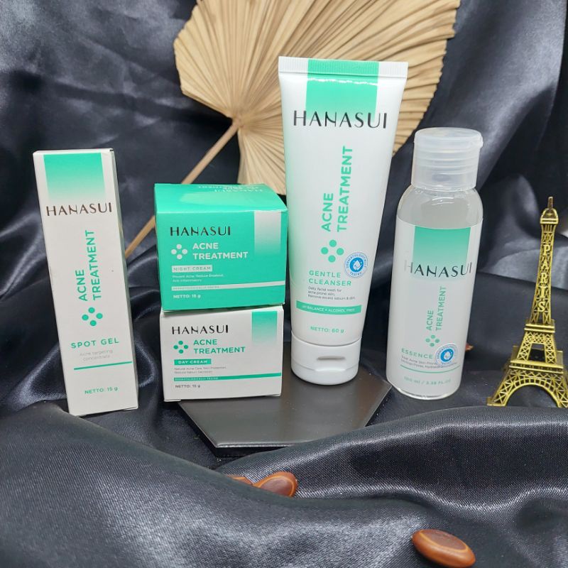 Jual Rangkaian Hanasui Acne Treatment Series | Shopee Indonesia