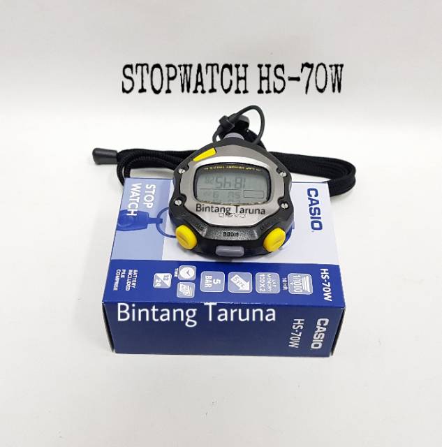 Stopwach Casio HS 70W Stopwatch Casio HS-70W Stop Watch Casio HS-70W