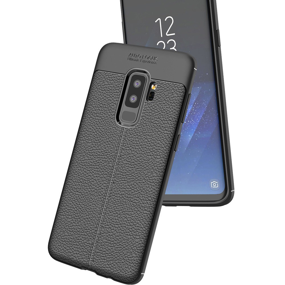 Case Autofocus Samsung S9 dan S9 Plus Silikon Case Jelly Lembut Hitam Black Softcase Elegant