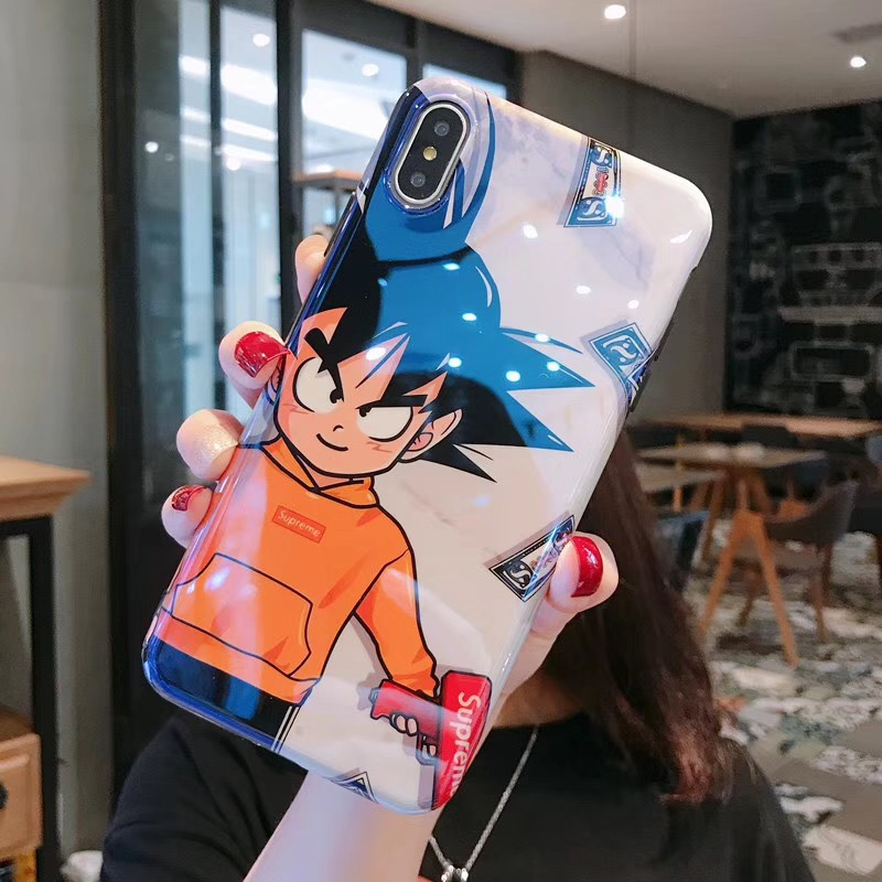 Casing Motif Dragon Bola Super Saiyan Untuk ( For iPhone 14/13/12/11 Pro Max XR XS MAX 7 8 PLUS X Ready  )