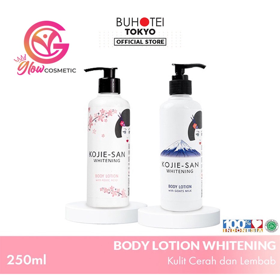 KOJIE SAN Body Lotion Goats Milk dan Kojic Acid 250ml