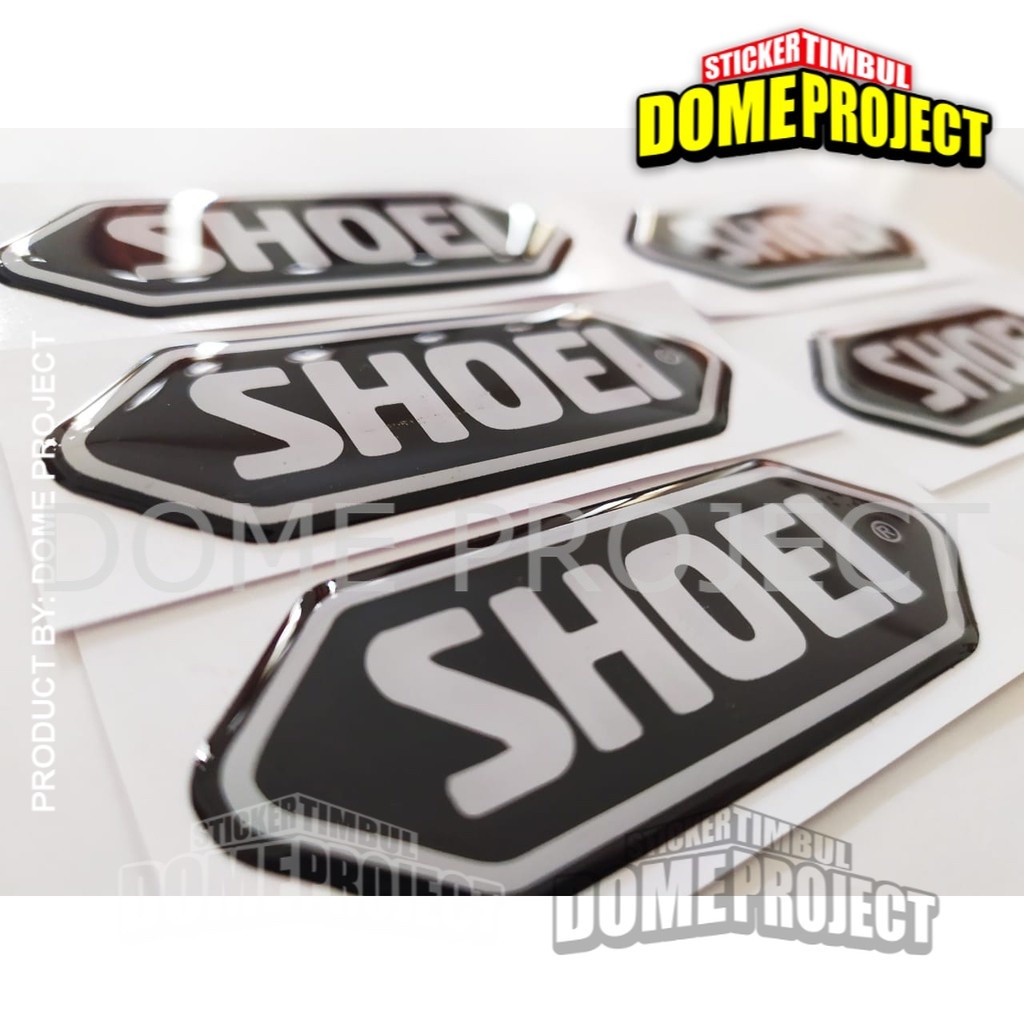 SHOEI STIKER MOTOR EMBLEM LENTUR AKSESORIS SEPEDA MOTOR