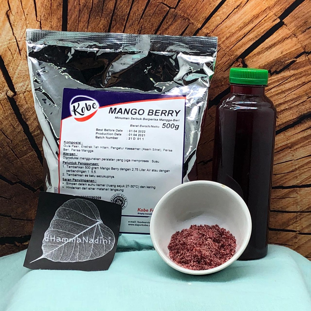 

Mango Berry Kobe 1/2 kg/mango berry powder 500 gr/bubuk mango berry/minuman serbuk mango berry