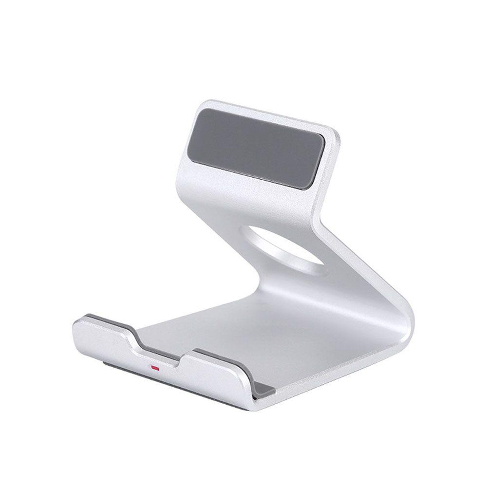 Rebuy Holder Ponsel Paduan Aluminium Dapat Dilipat Desktop Ponsel Stand Desktop Adjustable Tablet Holder