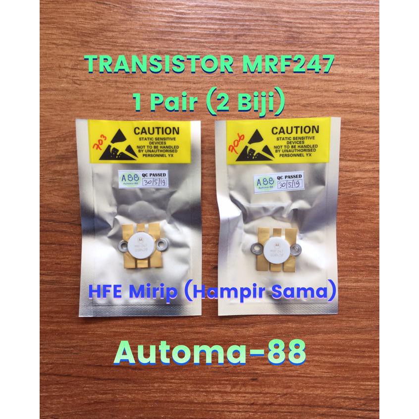 Sepasang Isi 2Pcs Transistor Mrf247 Pengganti 2Sc2782 2Sc2694 2Sc5127 Automa88