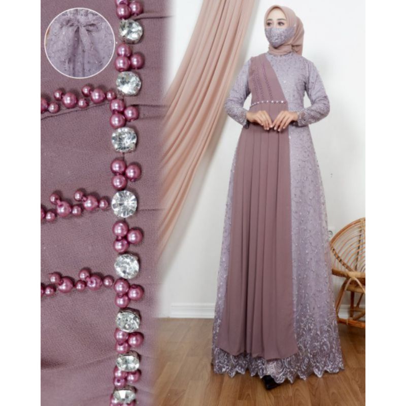 gaun pesta-gaun hajatan-gaun lamaran-gaun kondangan-gaun muslim
