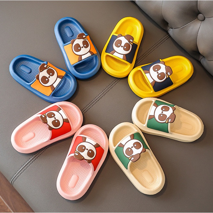 Sandal Anak Laki-laki / Perempuan Gambar Panda Lucu EVA Anti Slip SA05