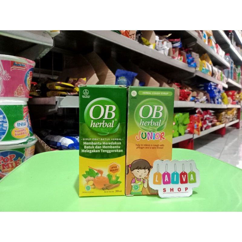 OB Herbal//OB Herbal Junior//Obat Batuk 30ml