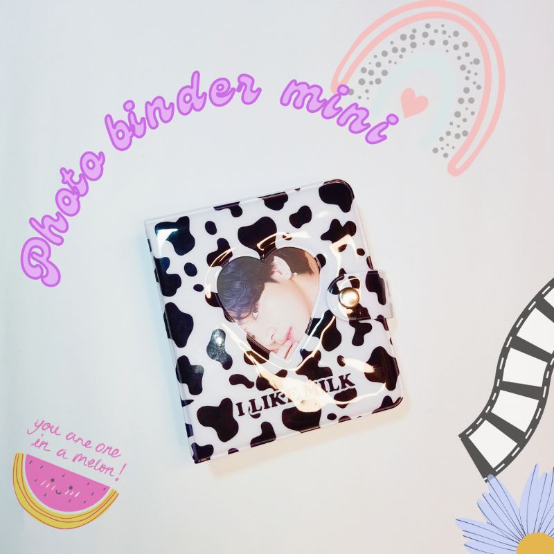 

CYAXLY || MINI 3inch Kawaii Photo Binder Cover Photo Album Shell Notebook Cover School Stationery Polaroid