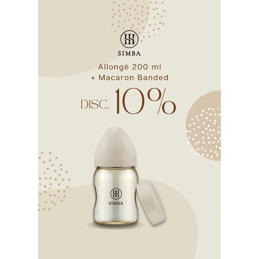 SIMBA ALLONGE 200ML + MACARON BANDED