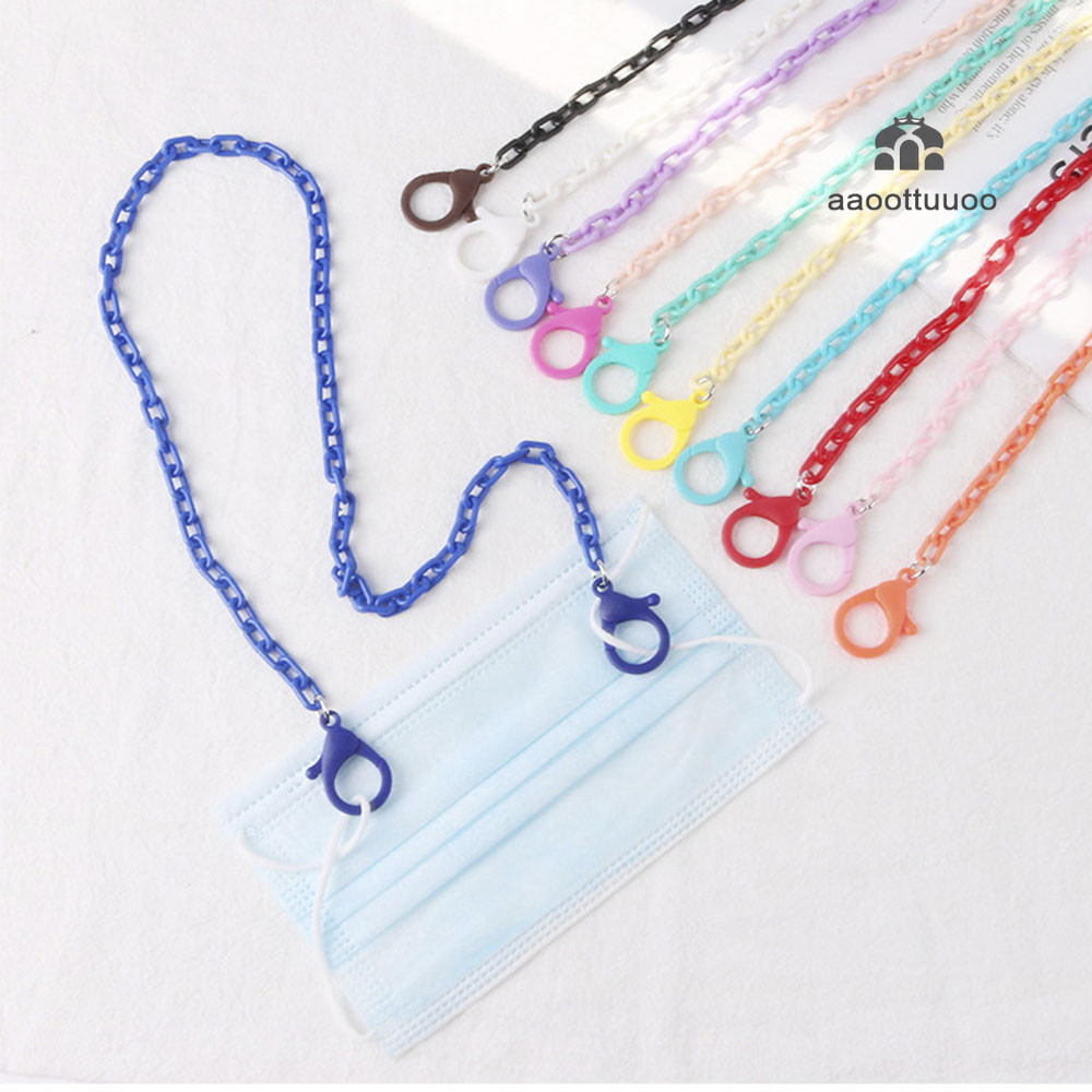 【TERSEDIA &amp; COD】1PC Anti-lost Acrylic Chain Face Mask Lanyards Reading Glasses Chain Neck Straps Mask Cord Holder