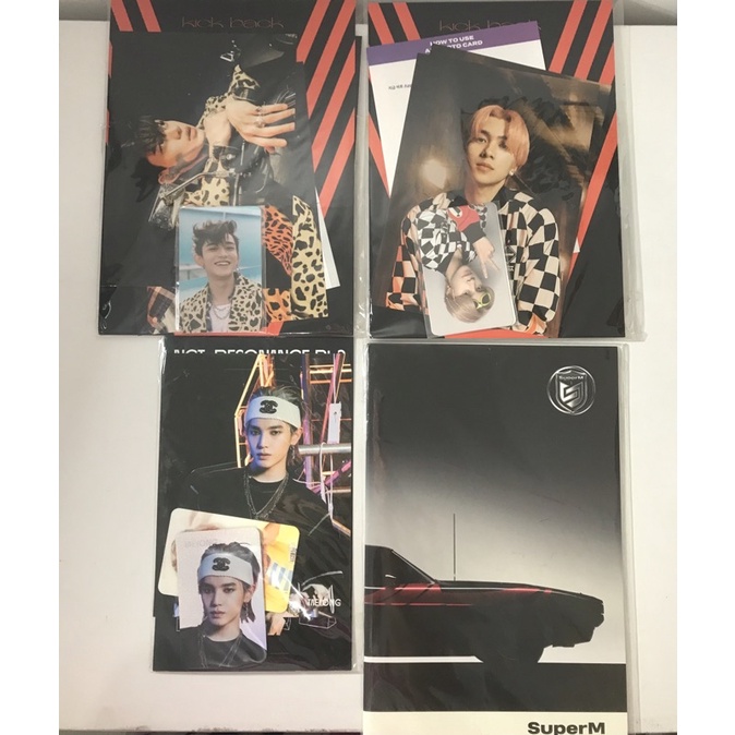 sealed holo lenti standee nct taeyong, ar photo frame wayv lucas hendery, superm mini brochure only