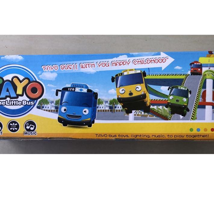 Recomend Mainan Mobil Bus Tayo Lampu LED ✔