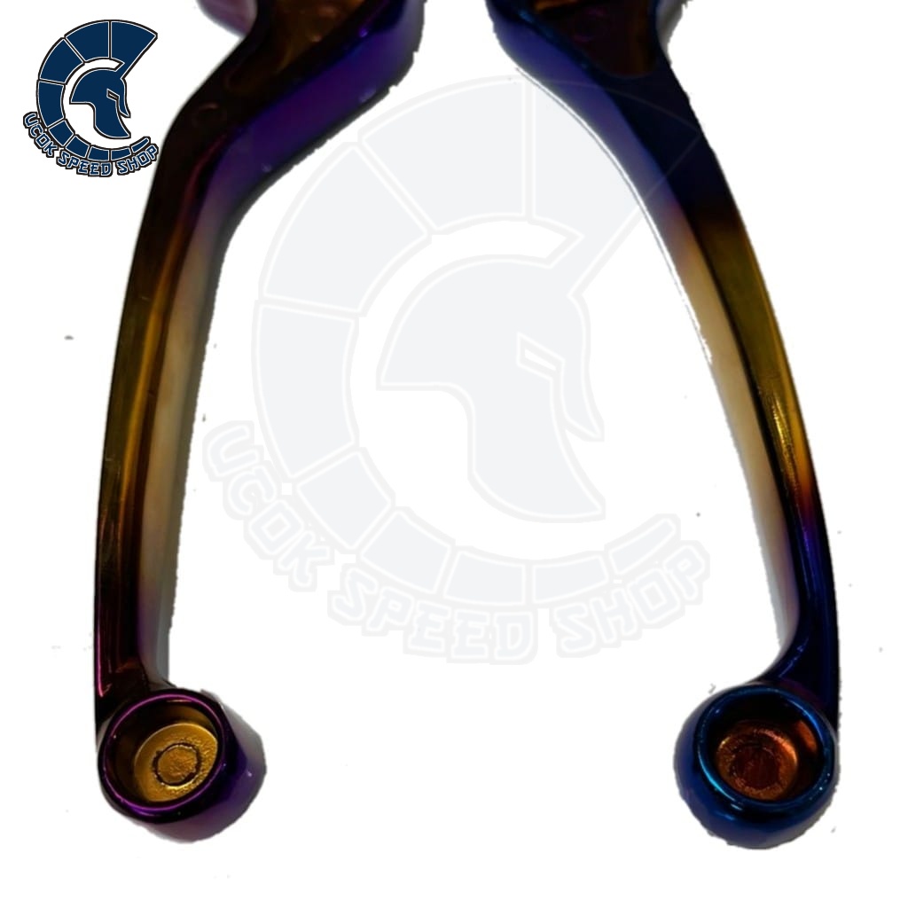 Handle handle standar twotone thailand - handel rem / kopling matic dan manual 2tone cp chrome vixion new dan vixion old r15 v3 scorpio rx king tiger mega pro verza sonic satria fu mio soul jupiter mx vario 150 genio beatg cbs non nmax scoopy cbr 110 125