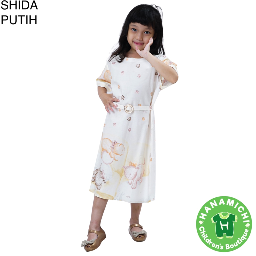 Hanamichi SHIDA Dress Anak Lengan Pendek