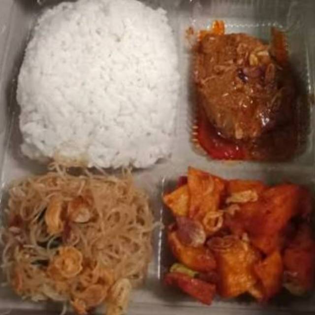 Nasi Rendang Daging Sapi Shopee Indonesia